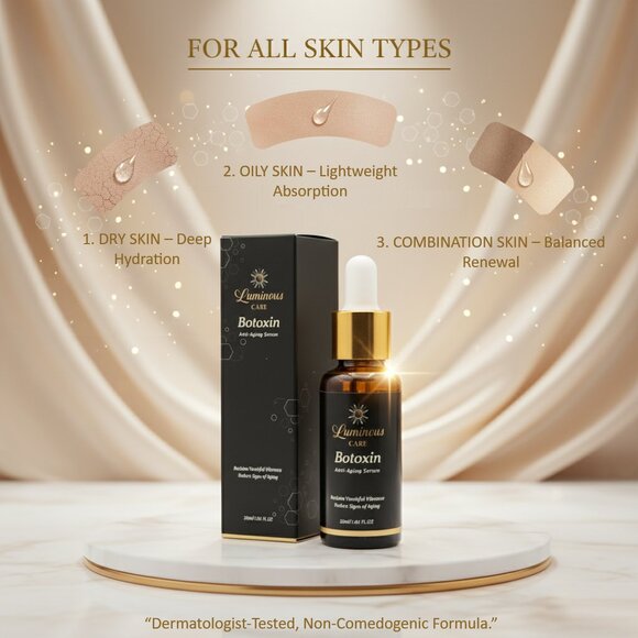 Luminous Care Botoxin Anti-Aging Face Serum | Vitamin C + Peptide Collagen 30ml - Picture 6 of 9